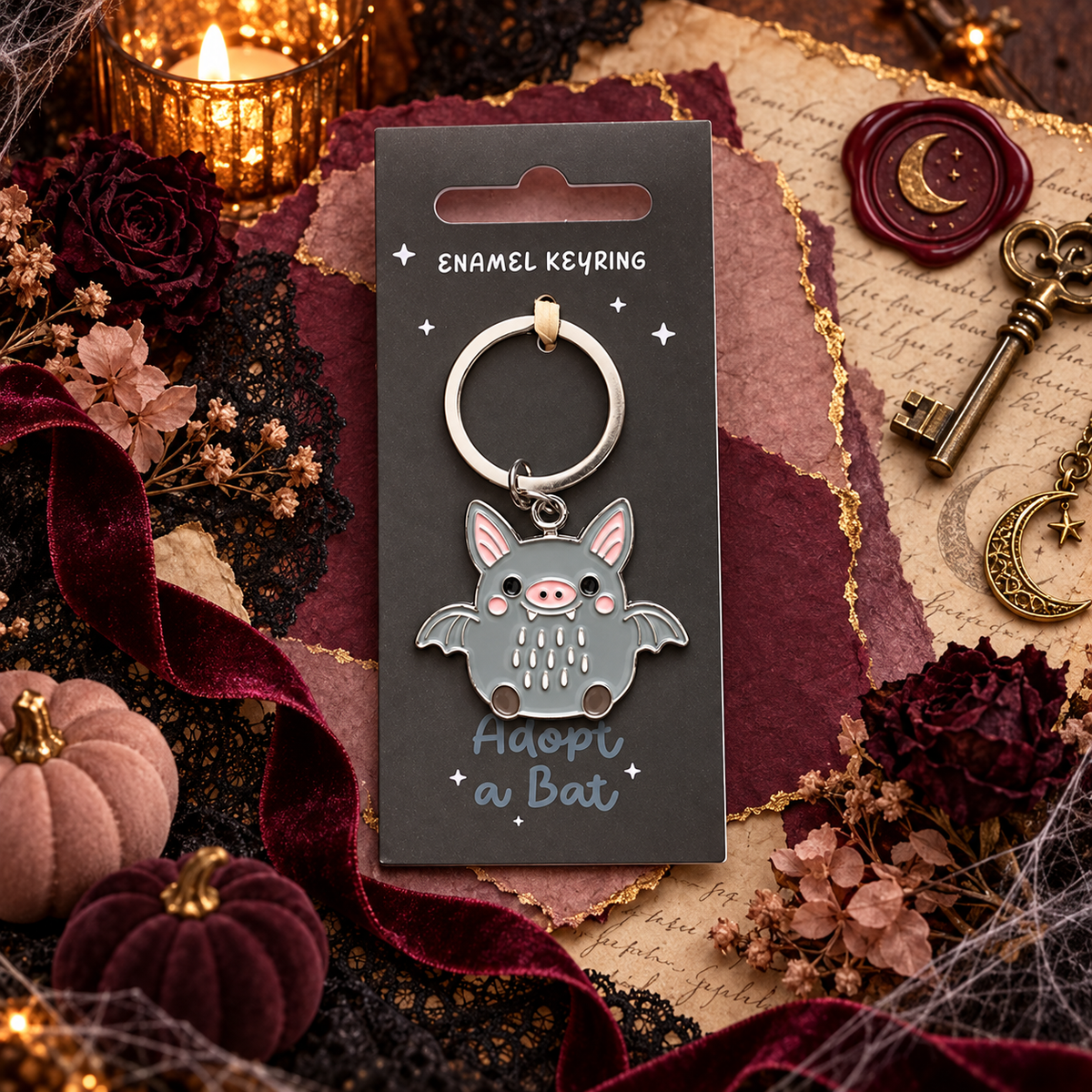 Adopt a Bat Keyring