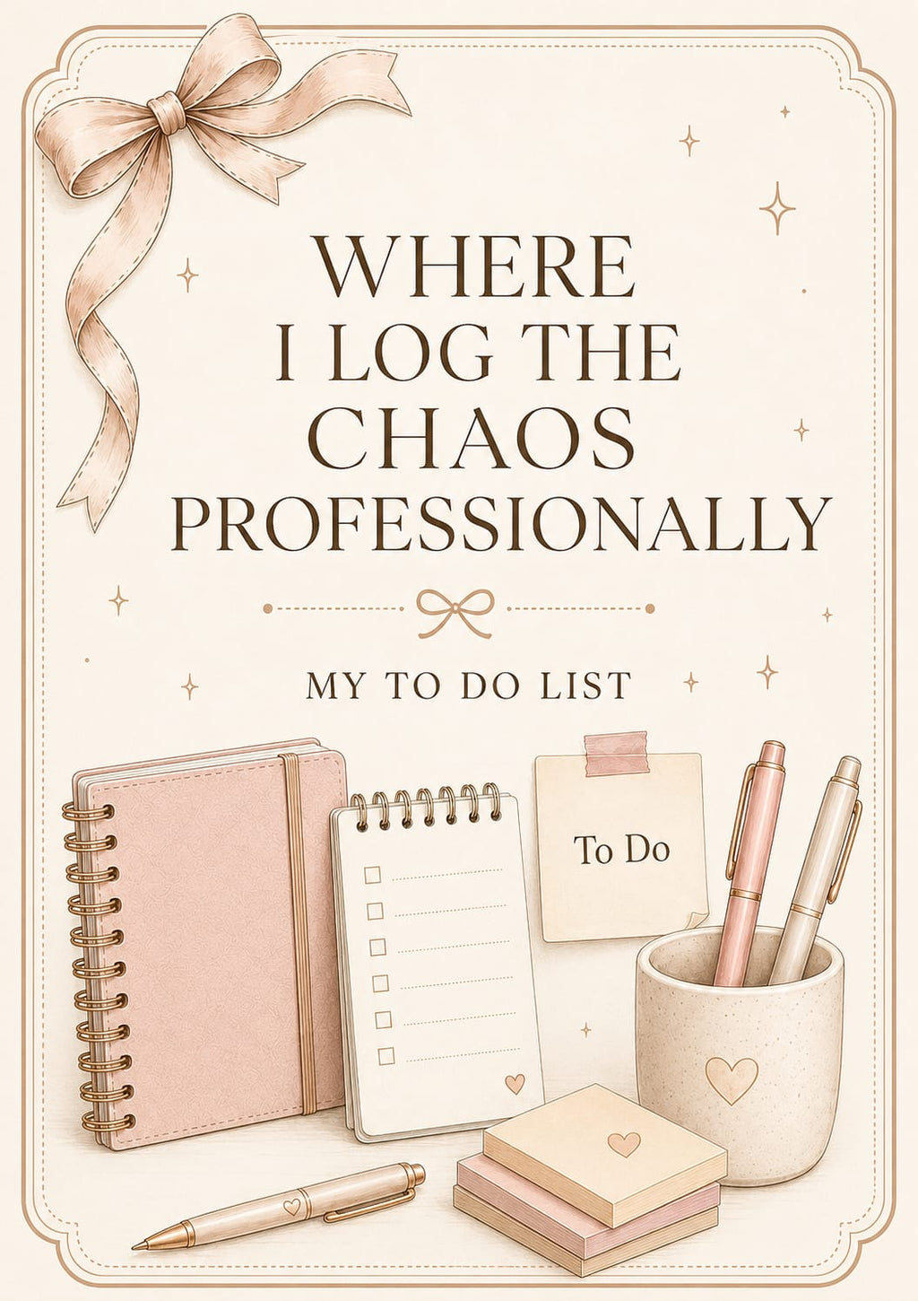 To Do List notebook