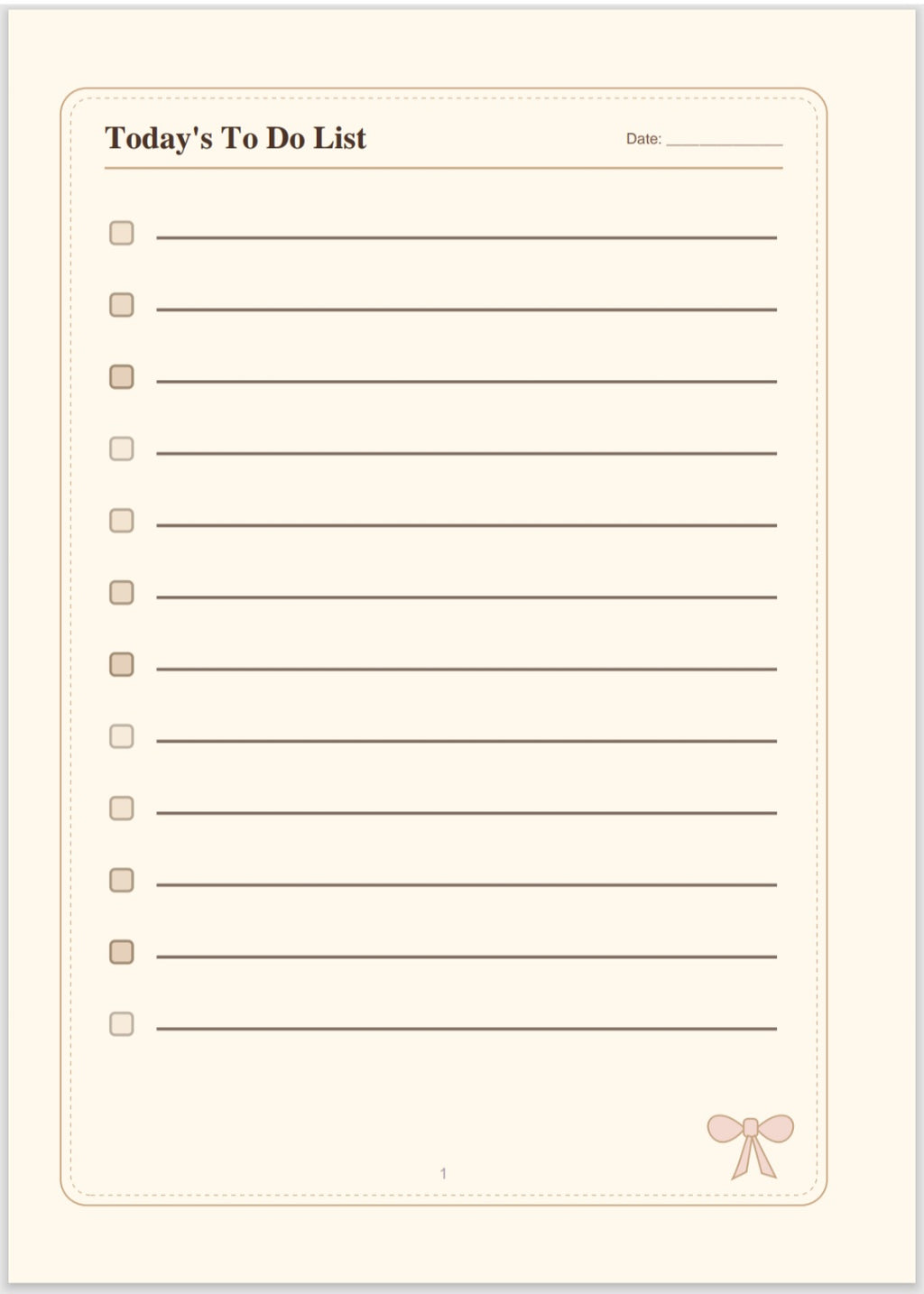 To Do List notebook