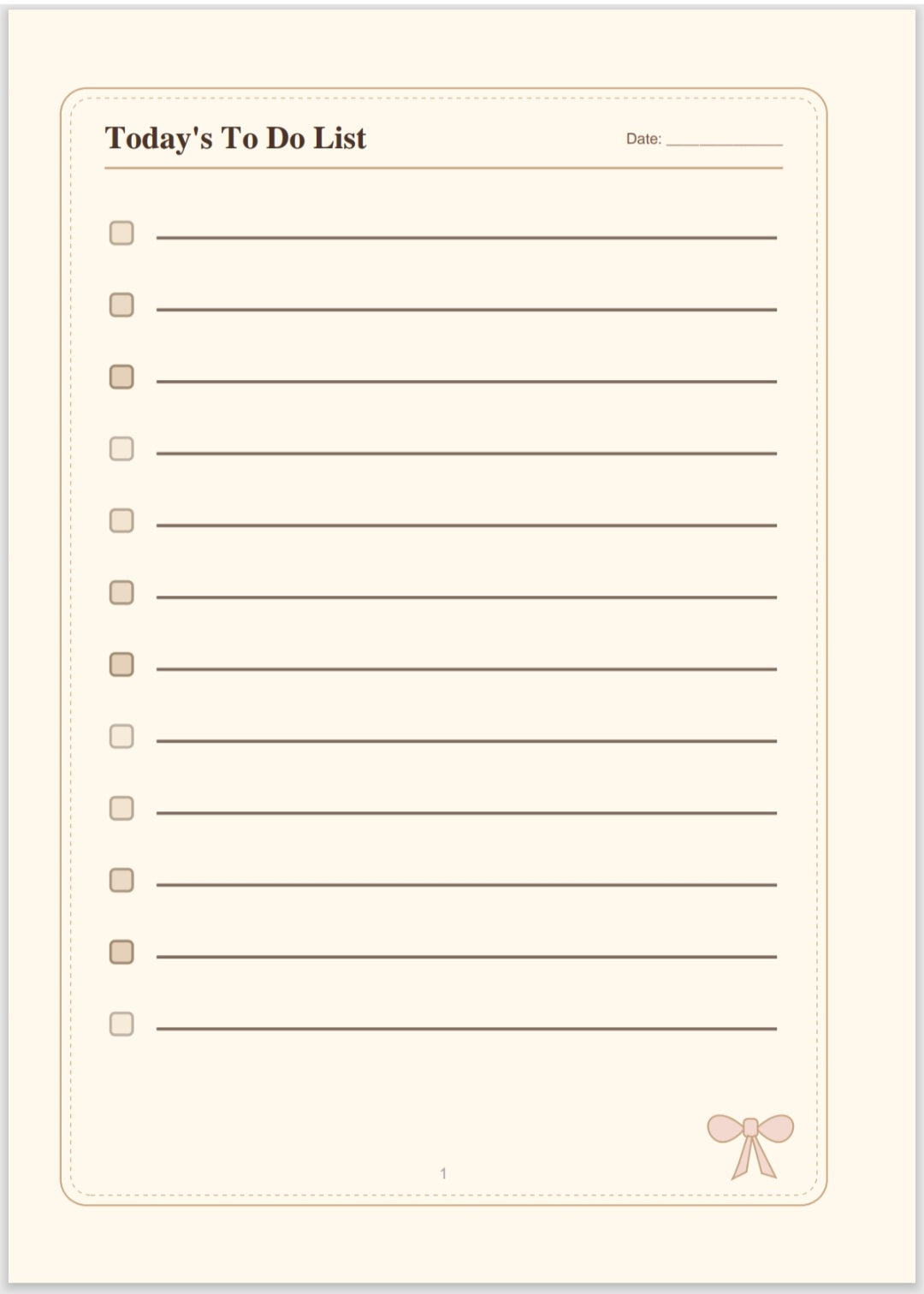 To Do List notebook