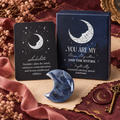 Sodalite Crystal Moon Keepsake Stone in a Box
