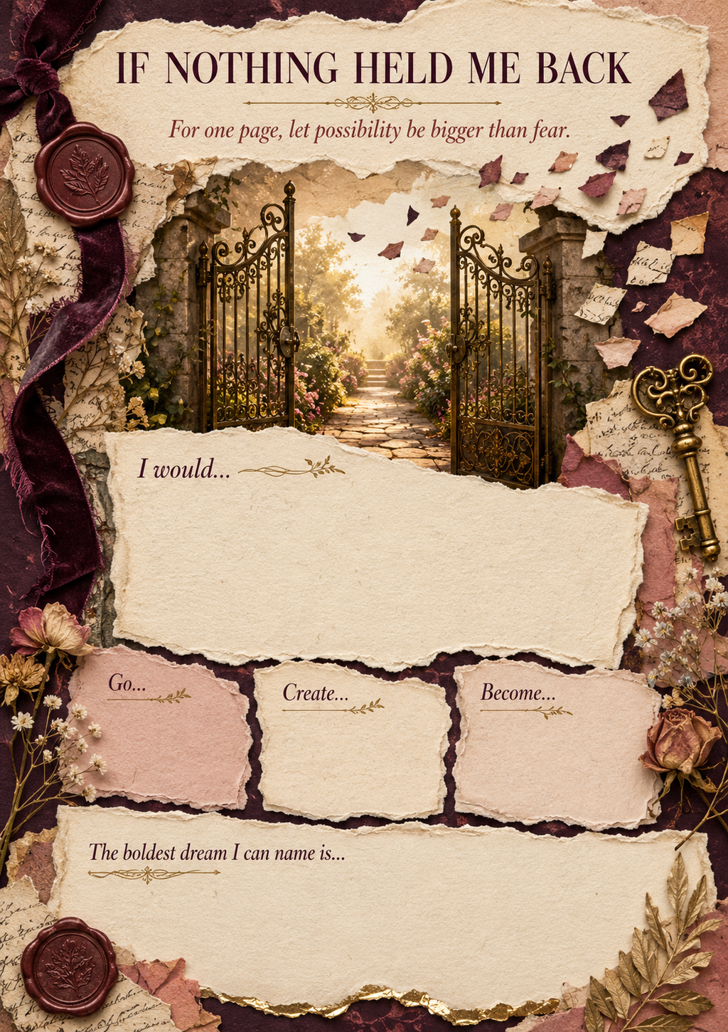 I Believe, I Become – A Guided Journal for Dreams, Goals & Personal Growth

Product Description