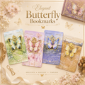 Elegant Butterfly Metal Bookmarks | Vintage Butterfly Page Markers | Large Single Butterfly