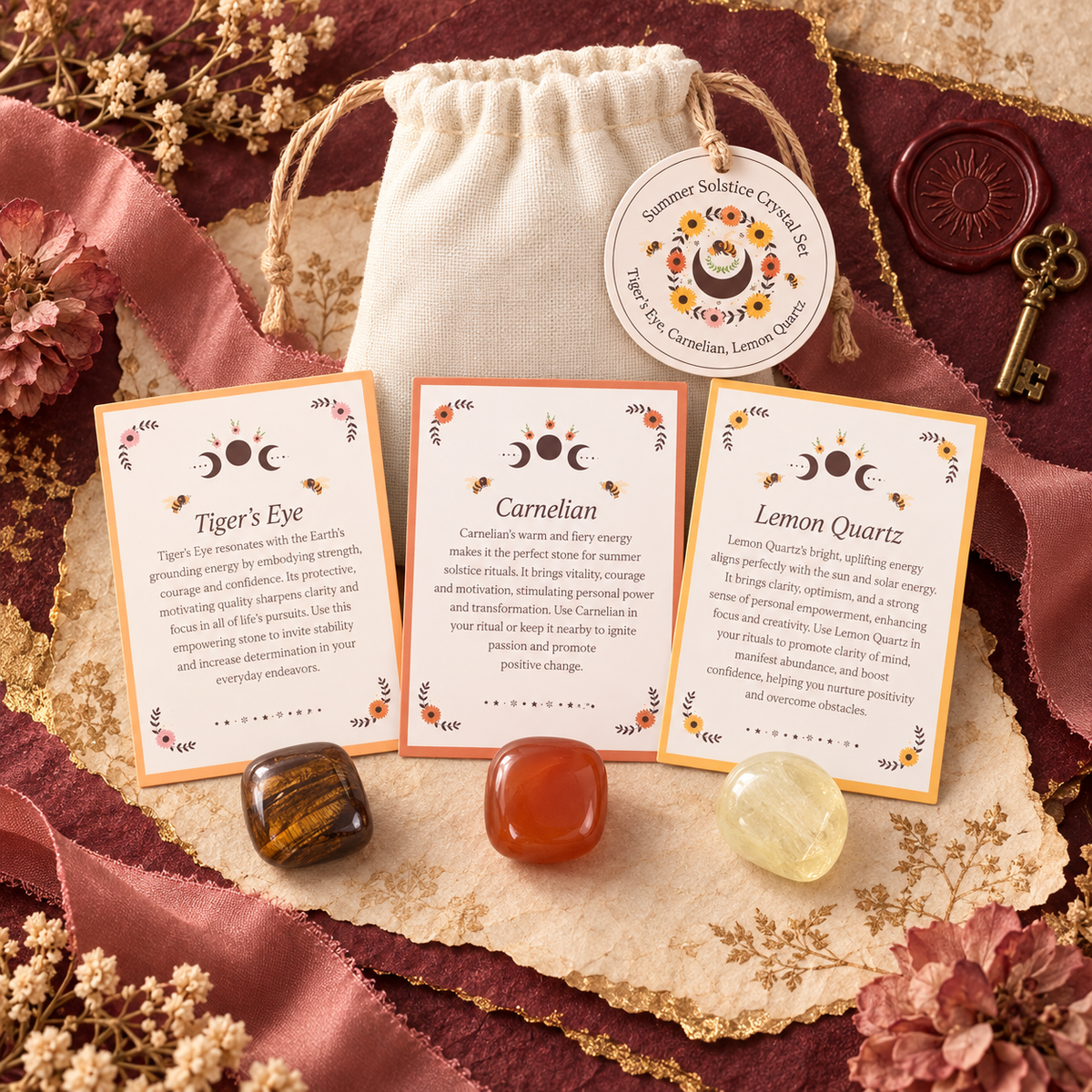 Bee Radiant Crystal Set