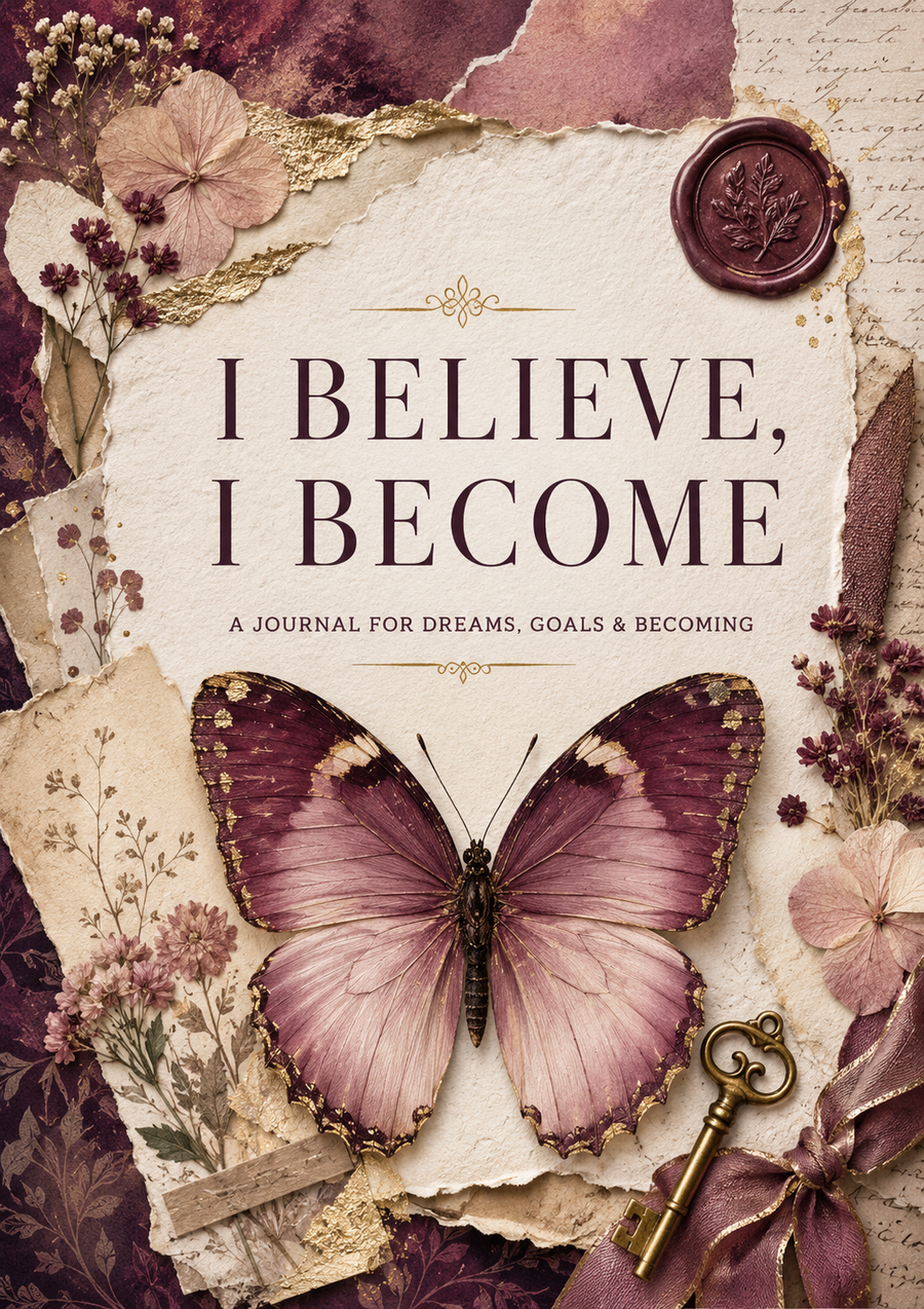 I Believe, I Become – A Guided Journal for Dreams, Goals & Personal Growth

Product Description