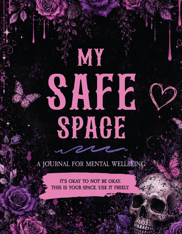 My Safe Space – A5 Mental Health Journal & Wellness Planner | 72 Pages Pre-Order
